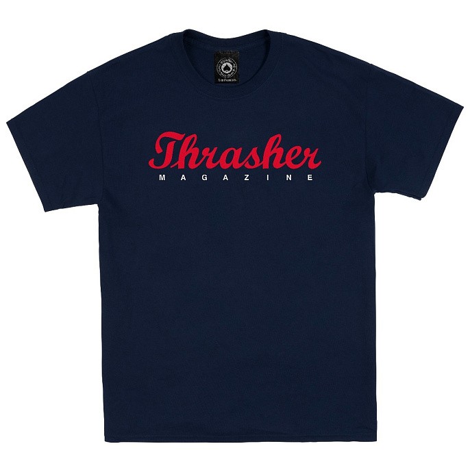 Футболка Thrasher Script T-shirt Navy