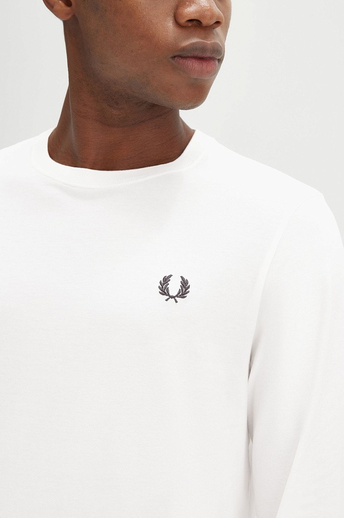 Лонгслив Fred Perry Long Sleeve Crew Neck T-Shirt