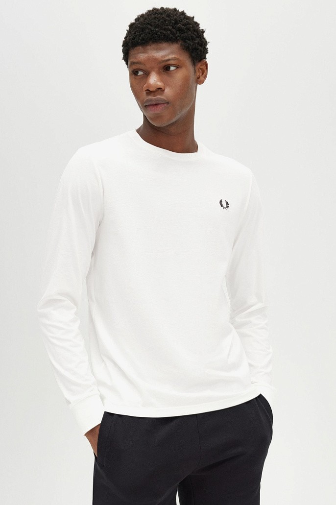 Лонгслив Fred Perry Long Sleeve Crew Neck T-Shirt