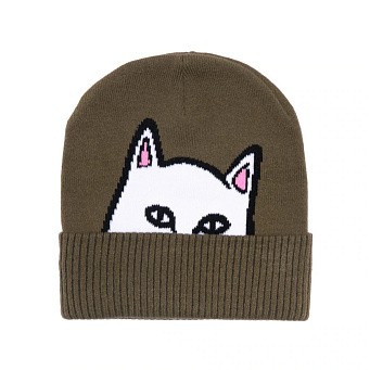 Шапка RIPNDIP Peeking Nermal Beanie Forest