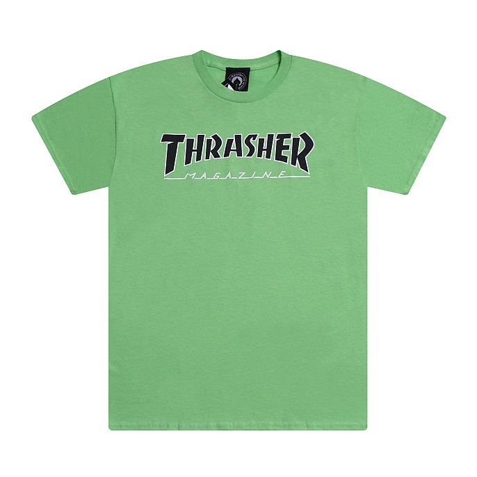 Футболка Thrasher Outlined T-shirt Lime