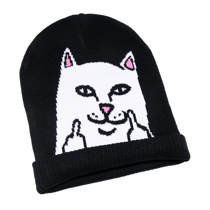 Шапка RIPNDIP Peeking Nermal Beanie Black