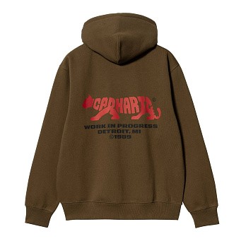 Толстовка Carhartt WIP Hooded Rocky Script Sweat