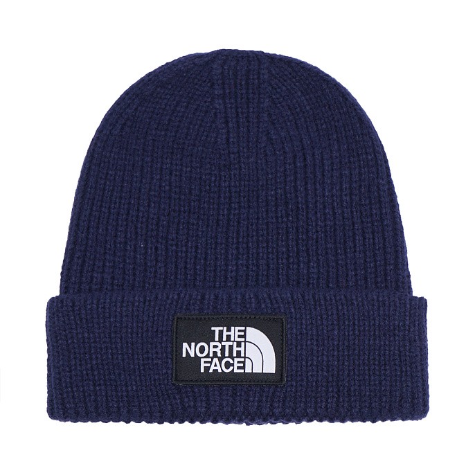 Шапка The North Face TNF Logo Box Cuffed TNF Navy