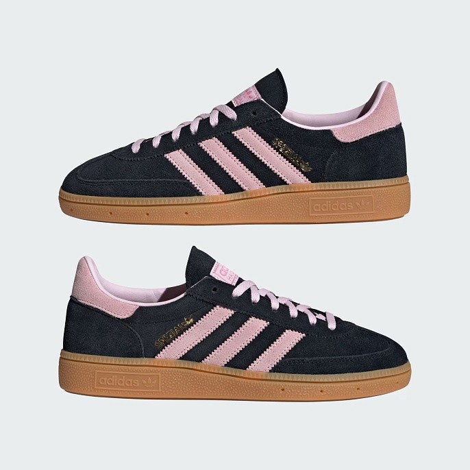 Кроссовки женские adidas Originals Handball Spezial Core Black/Clear Pink/Gum