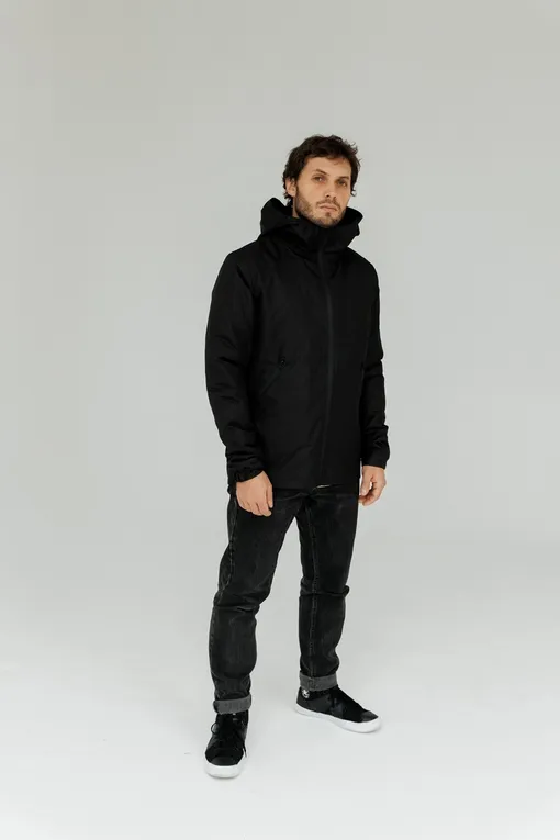 Куртка утепленная Hard Lunch JC-M-54/2 Blank Water-Zip Black