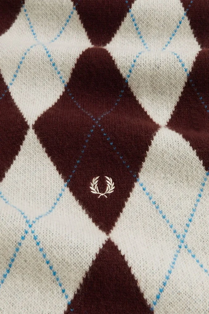 Шарф Fred Perry Brushed Argyle Scarf