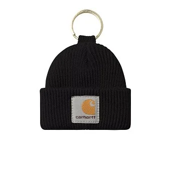 Брелок Carhartt WIP Mini Watch Hat Keychain Black