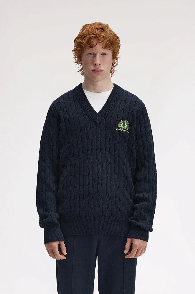Свитер Fred Perry Tennis Badge Cable Knit Jumper